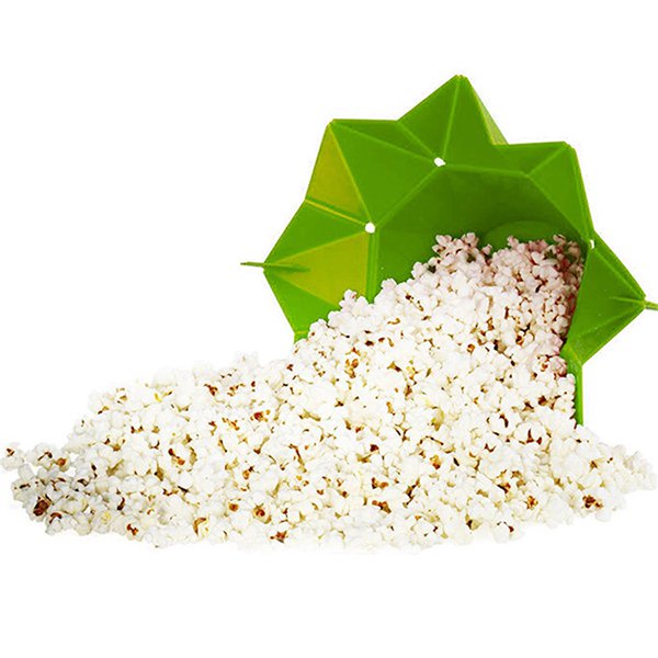 矽膠微波用摺疊爆米花碗