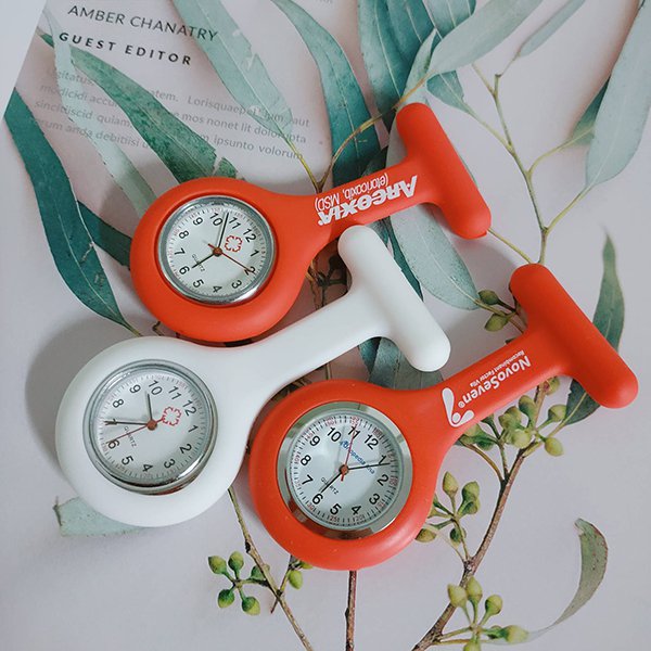 護士掛錶-圓型矽膠手錶