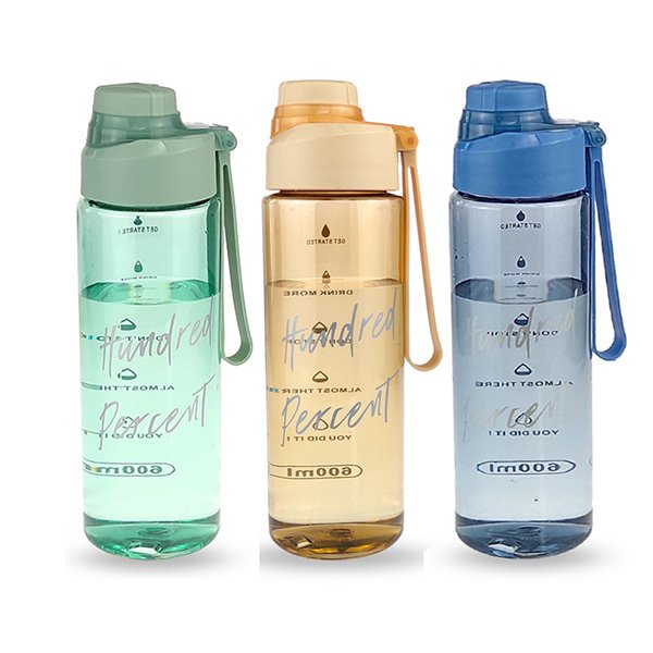 600ml旋轉式運動水瓶-附提繩