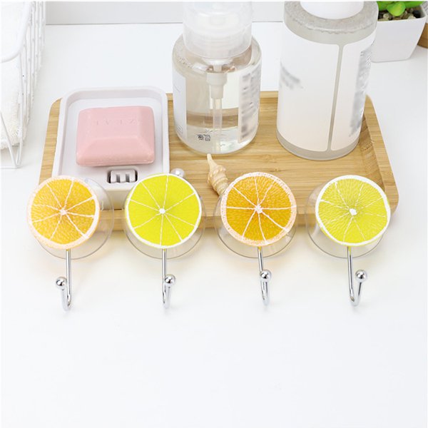 樹脂水果片造型吸盤掛鉤