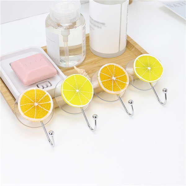 樹脂水果片造型吸盤掛鉤