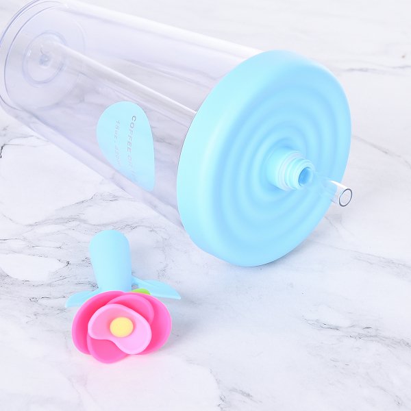 420ml塑膠吸管杯