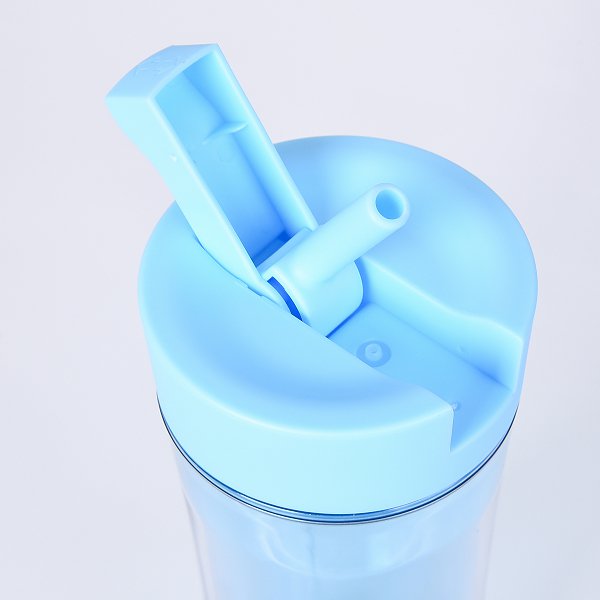 550ml雙層塑膠吸管杯