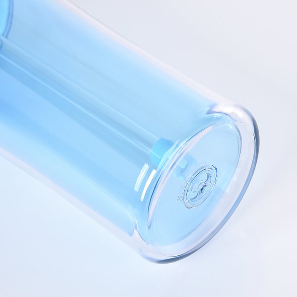 550ml雙層塑膠吸管杯