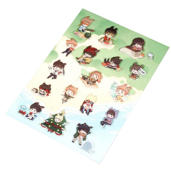 卡通波麗貼紙