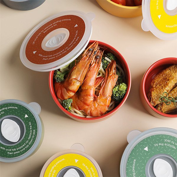 陶瓷保鮮碗-附矽膠密封蓋