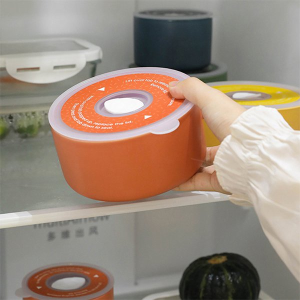 陶瓷保鮮碗-附矽膠密封蓋