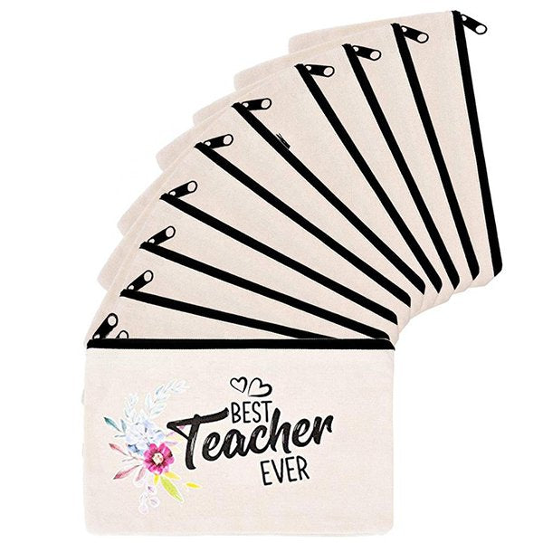 帆布拉鍊袋-單面單色印刷