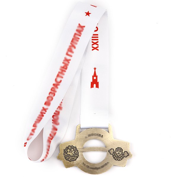 金屬壓鑄設計舉重客製化獎牌