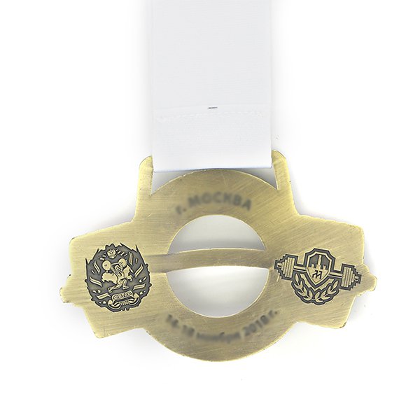 金屬壓鑄設計舉重客製化獎牌