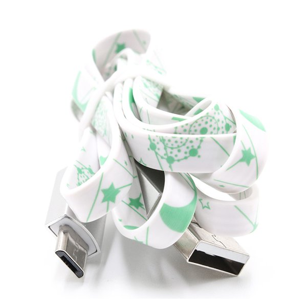 扁平USB傳輸充電線