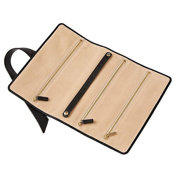 單層飾品盒-長方形真皮首飾包