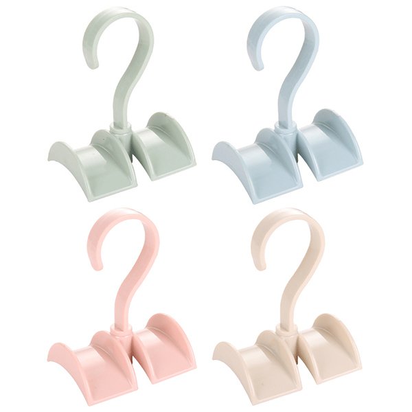 可旋轉雙掛勾圍巾包包收納