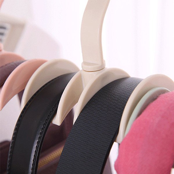 可旋轉雙掛勾圍巾包包收納