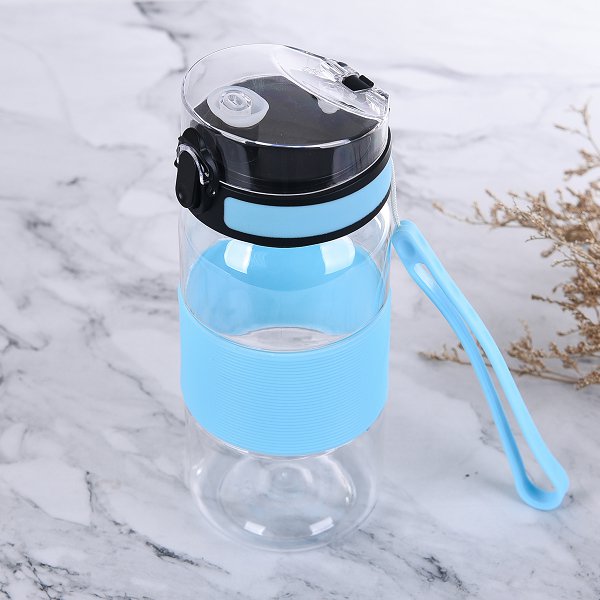 650ml彈蓋式Tritan濾水杯-附掛繩