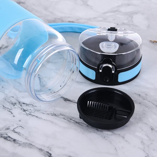 650ml彈蓋式Tritan濾水杯-附掛繩