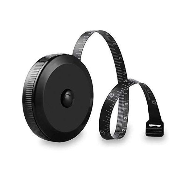 塑料圓形捲尺-黑色尺帶