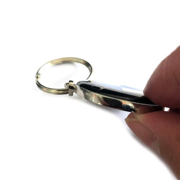 金屬玻璃鑰匙圈