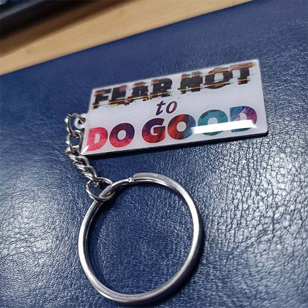 金屬玻璃鑰匙圈