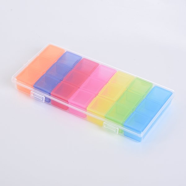 21格藥盒-一周藥盒印刷-塑料材質