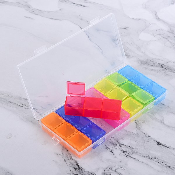 21格藥盒-一周藥盒印刷-塑料材質