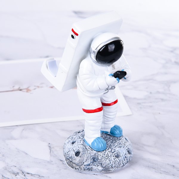 太空人元宇宙樹脂公仔手機架