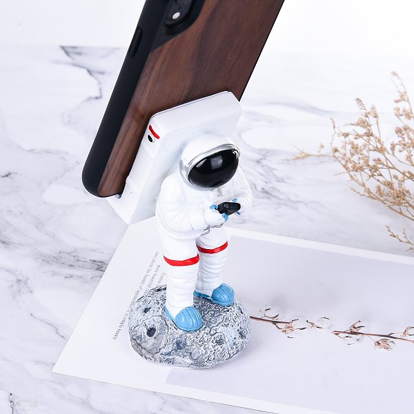 太空人元宇宙樹脂公仔手機架