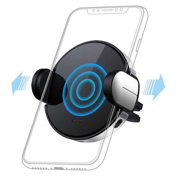 車用無線充手機架-出風口固定