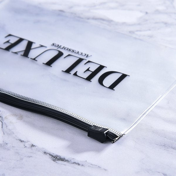 PVC磨砂夾鍊袋-14.8x10.5cm-單面單色印刷