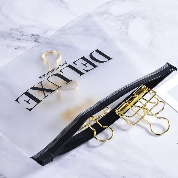 PVC磨砂夾鍊袋-14.8x10.5cm-單面單色印刷