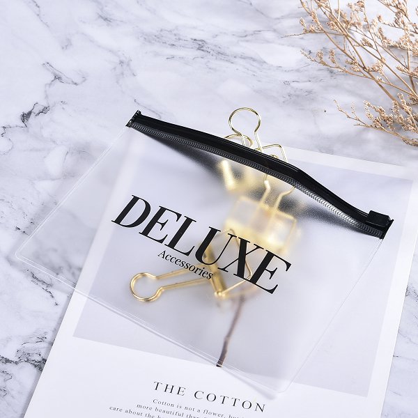 PVC磨砂夾鍊袋-14.8x10.5cm-單面單色印刷