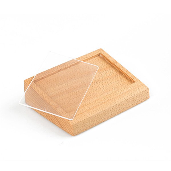 高品質木製名片展示架