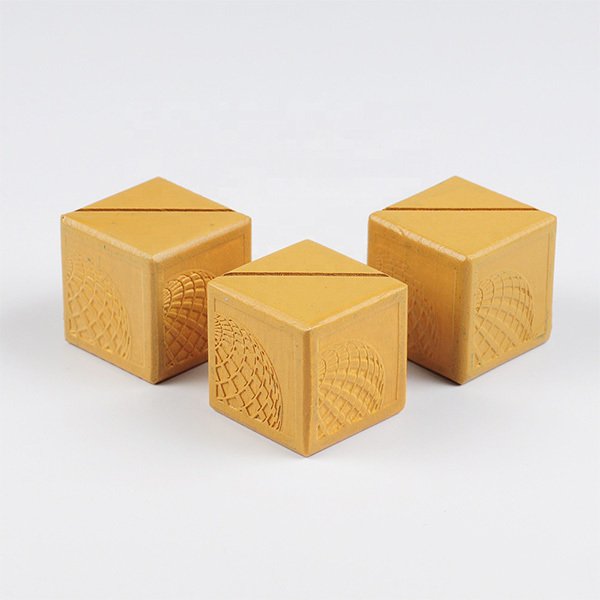 方形木塊名片架