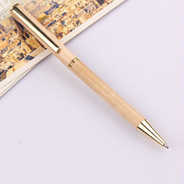 按壓式木製筆管單色筆