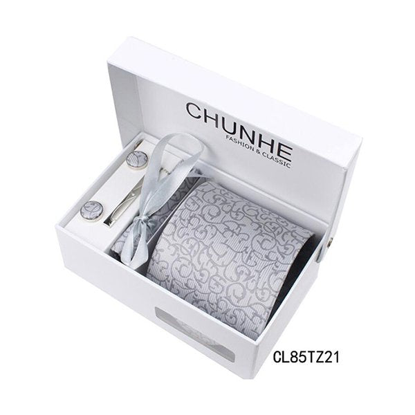 斜條紋寬版領帶禮盒組