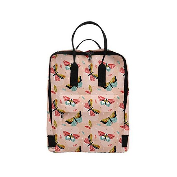 方形牛津布後背包