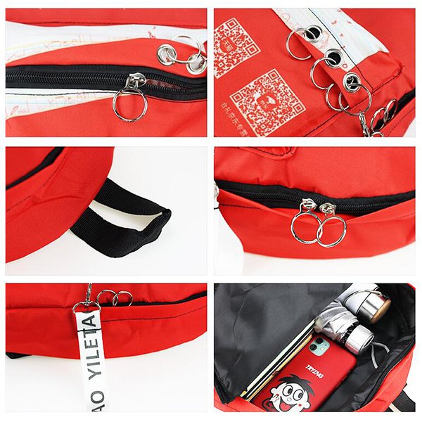 牛津布後背包-彩色印刷