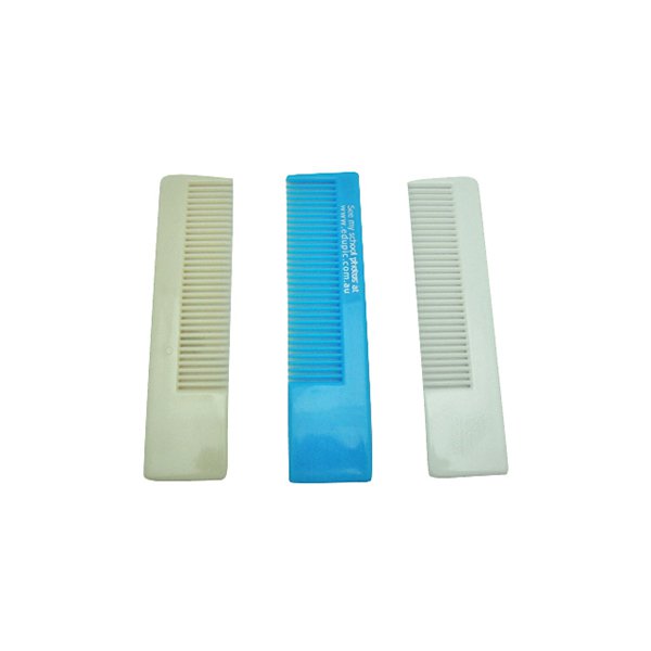 方正短柄塑膠梳子