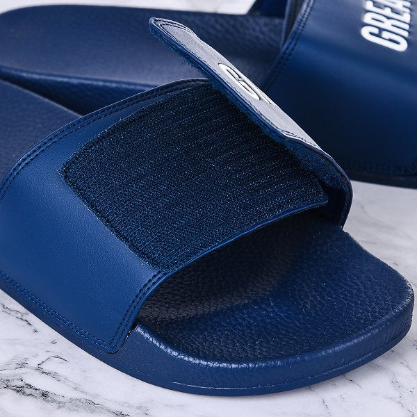 中性款PVC純色寬版運動拖鞋