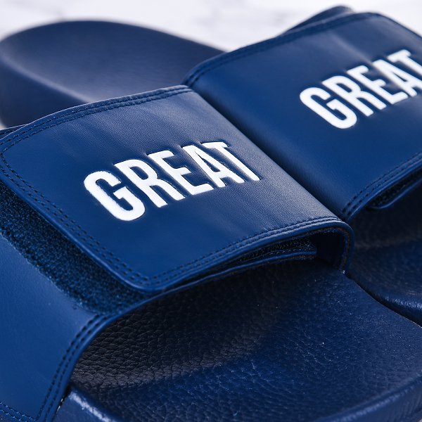 中性款PVC純色寬版運動拖鞋