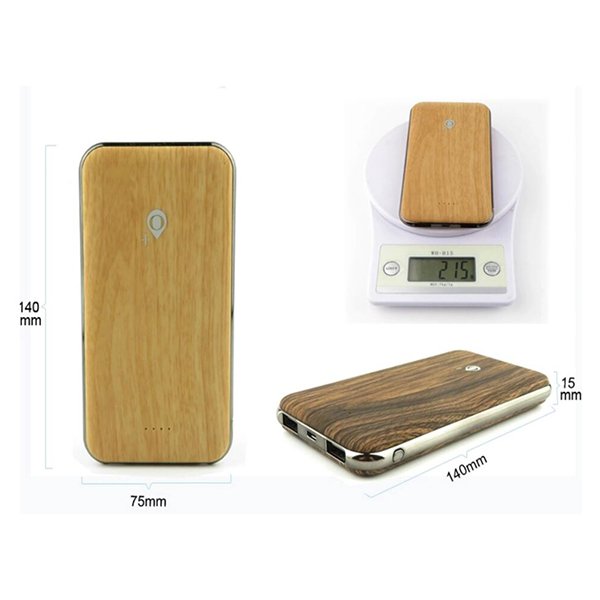 10000mah-木製行動電源