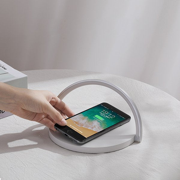 ABS手機無線充電器-夜燈功能