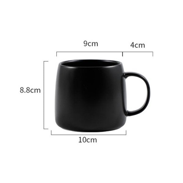 500ml純色陶瓷咖啡杯