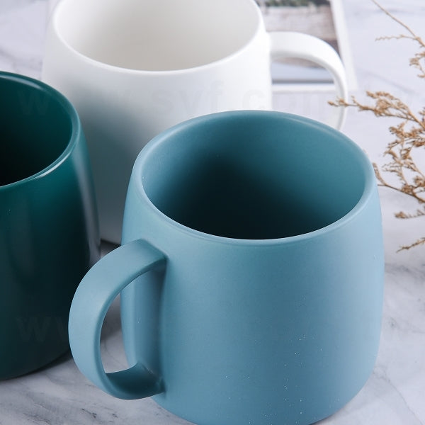 500ml純色陶瓷咖啡杯