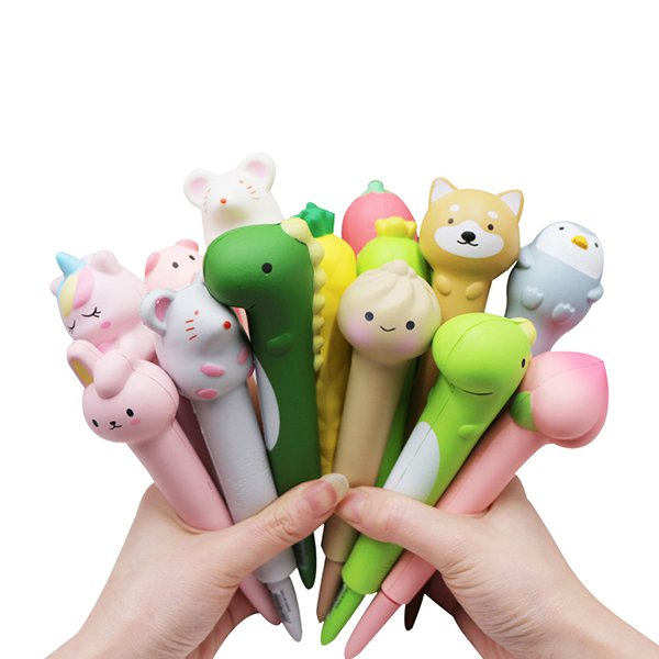 柔軟舒壓動物造型筆