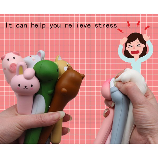 柔軟舒壓動物造型筆