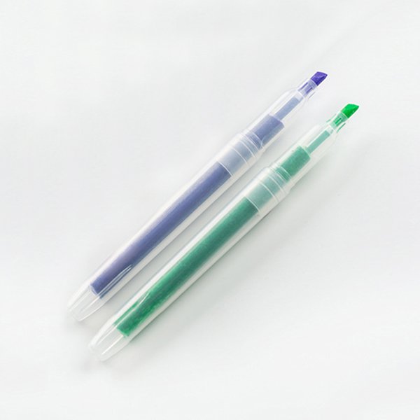 單色透明筆桿螢光筆