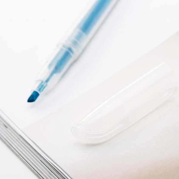 單色透明筆桿螢光筆