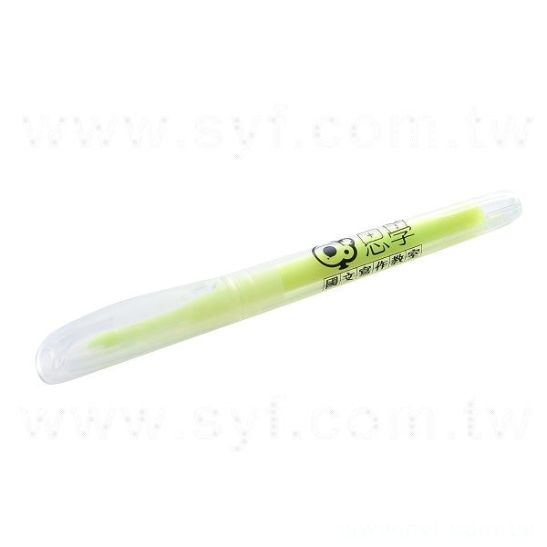 單色透明筆桿螢光筆