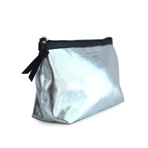 金屬皮革化妝包